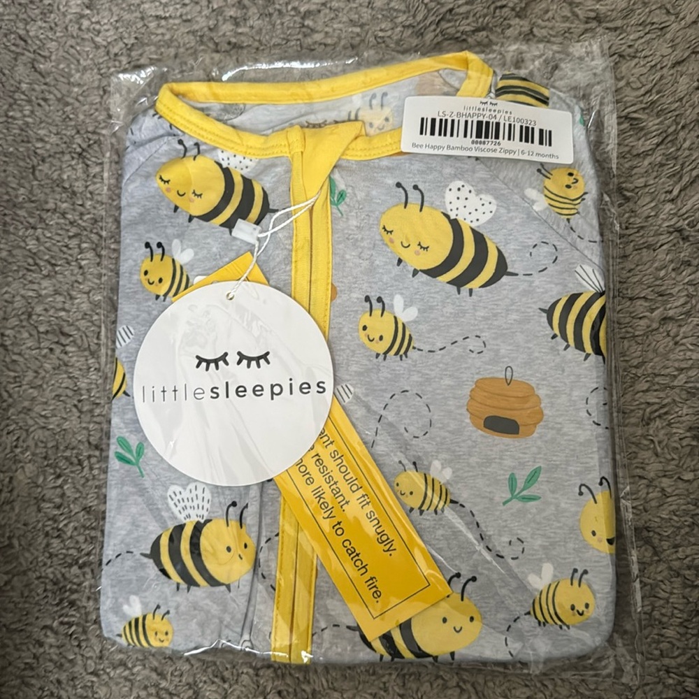 NIB Bee Happy Little Sleepies